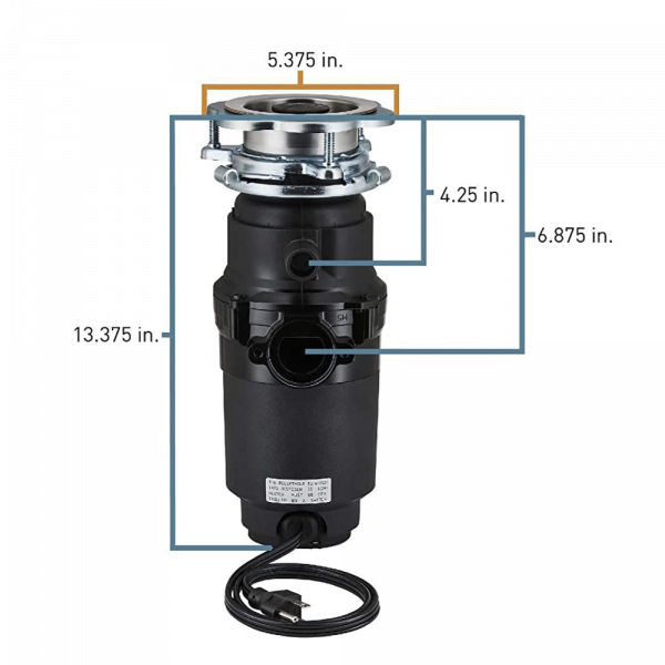 Triturador De Basura Moen Gx Pro Series Gxp33C 1/3 Hp