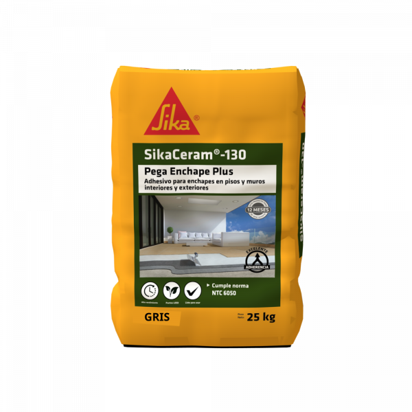 Sikaceram 130 Pega Enchape Plus Gris X 50Kg Adhesivo