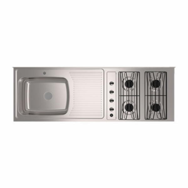 Meson 150X50 North Ref1748 Escurridor Derecho Monocontrol Con Estufa 4G