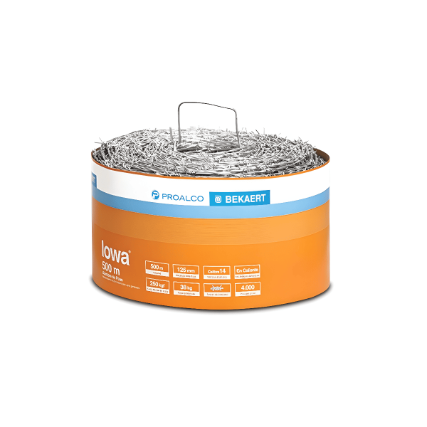 Alambre De Pua Iowa Bte 14X500Mx38