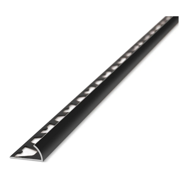 Atrim 1707 Aluminio Guardacanto Arco 10Mm Negro Mate