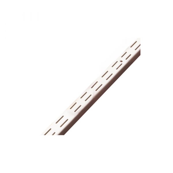 Pilar Ranurado Doble  Blanco 192 Cms