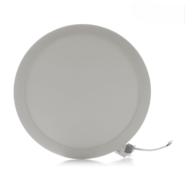 Panel Led Incrustar Redondo 24W 10 Titanium Tta07 Luz Blanca 6500K 