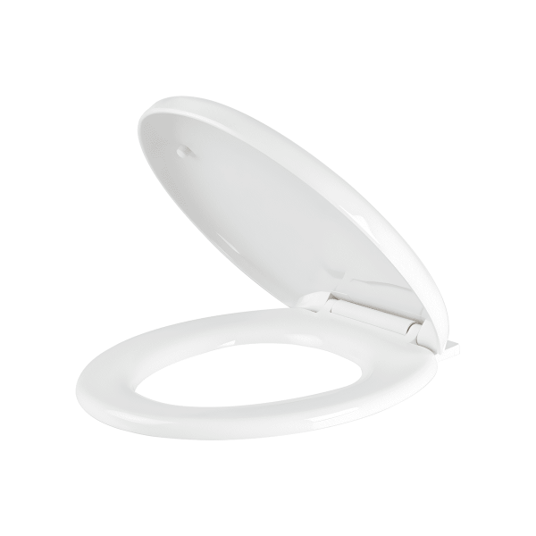 Asiento Para Sanitario Active Cs Redondo Blanco Corona Cierre Suave