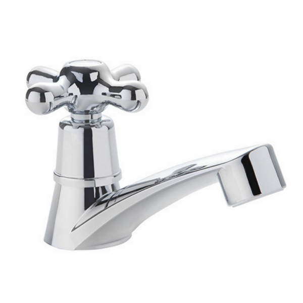 LLAVE LAVAMANOS SENCILLA MONZA CRUZ CROMO STRETTO +ACOPLE