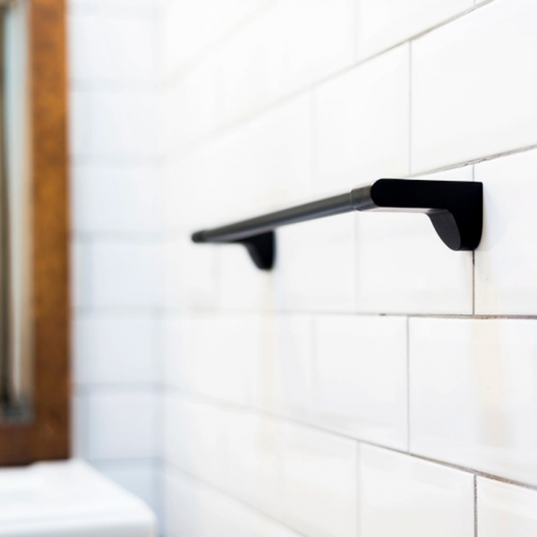 Toallero Barra 46Cm Stretto 21Dn0002103 Dessin Negro Mate