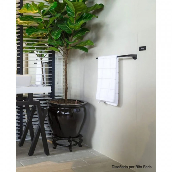 Toallero Barra 46Cm Stretto 21Dn0002103 Dessin Negro Mate