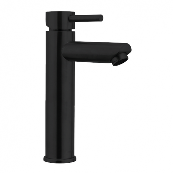 Llave Lavamanos Monocontrol Alto Fiorenzo Stretto Negro Mate