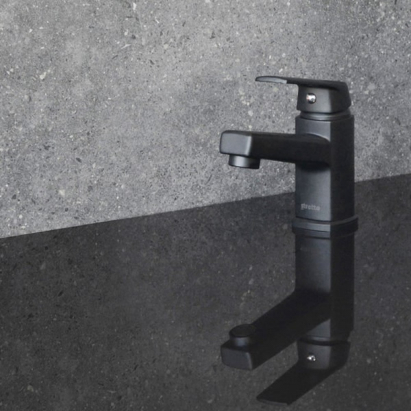 Stretto Llave Lavam. Monocontrol Bajo Módena Negro Mate