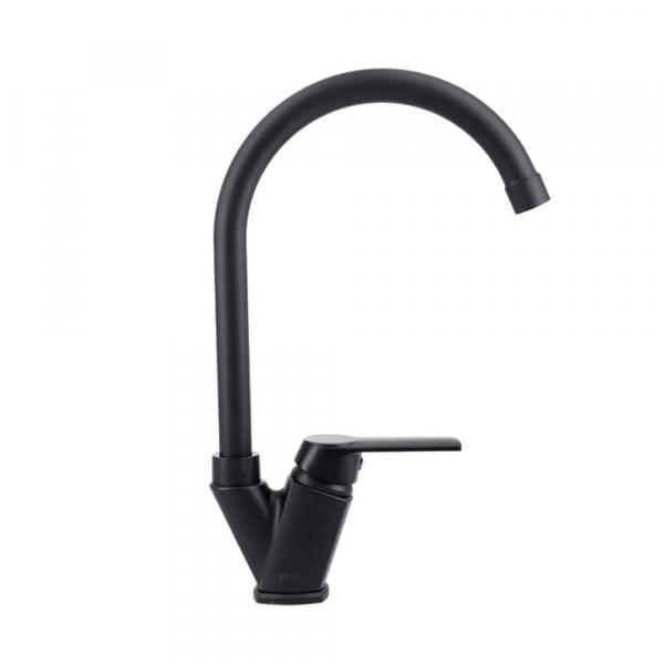 Llave Lavaplatos Monocontrol Modena Negro Mate Stretto