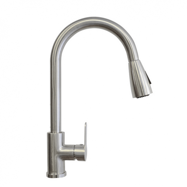 Llave Lavaplatos Monocontrol Veletri Stretto Inox