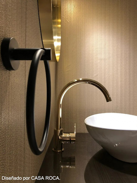 Llave Lavaplatos Monocontrol Arona Stretto Oro Atacama