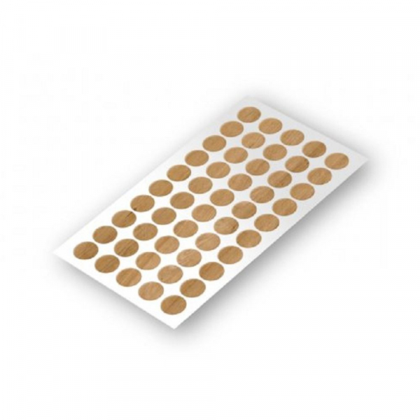 Tapatornillo Adhesivo Pvc Hoja X 50 Und Sahara