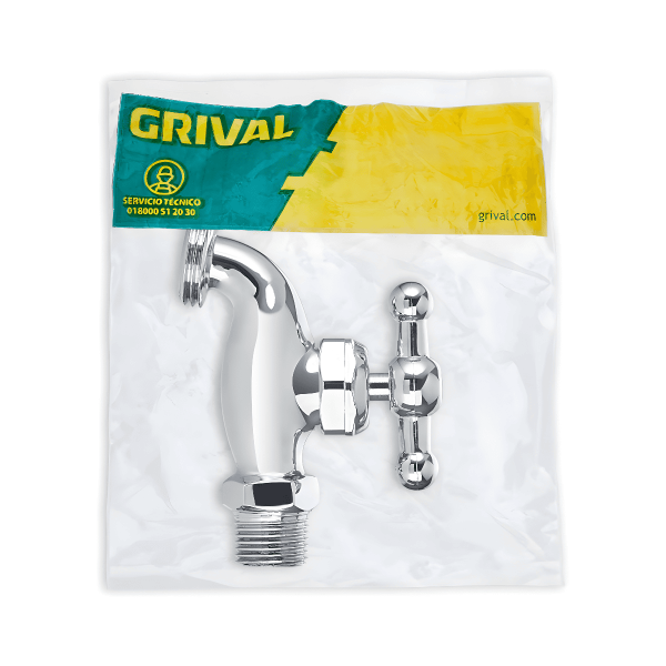 Grival Llave Jardin Liviana Cromada  977210001