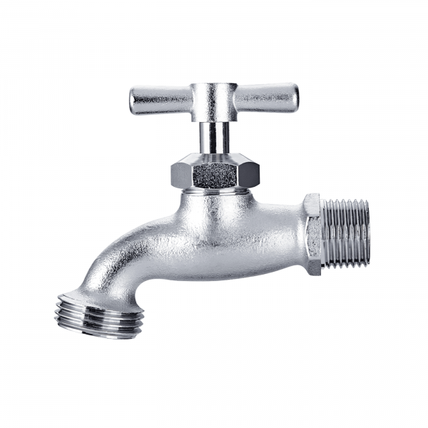 Llave Jardin Corriente 1/2 Salida 3/4 Cr-Satin  Grival  797270001