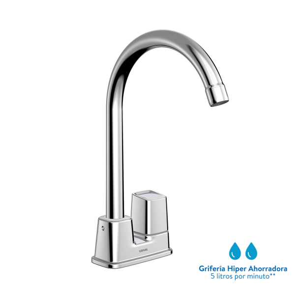 Grival Llave Lavaplatos Sencillo Cromo Solid Sd5000001