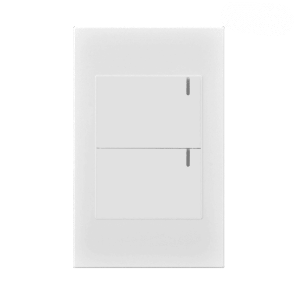 Project Interruptor Doble Incr. Conmut. Blanco Eti35