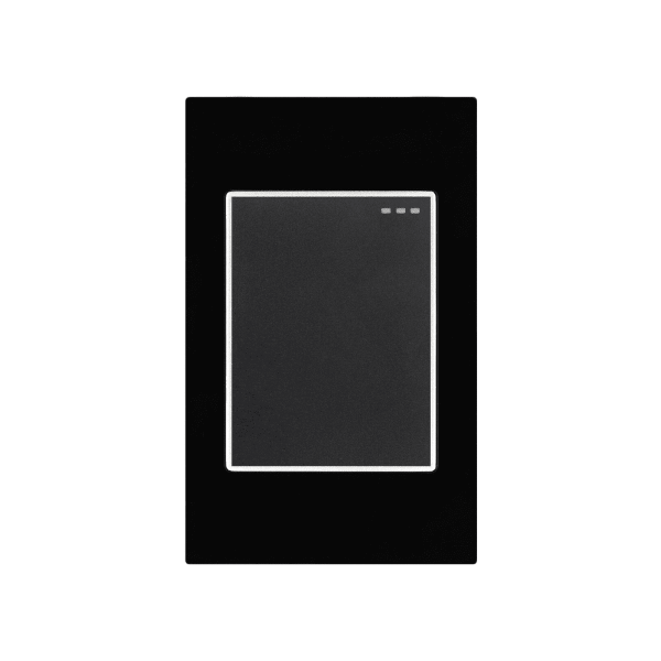 Project Interruptor Sencillo Incr. Conmut. Negro Eti52