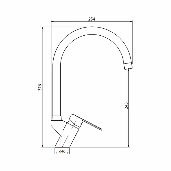 Llave Lavaplatos Monocontrol Stretto Marsella Oro Atacama