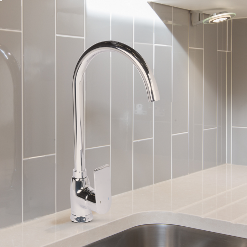 Llave Lavaplatos Monocontrol Stretto Lucca Cromo