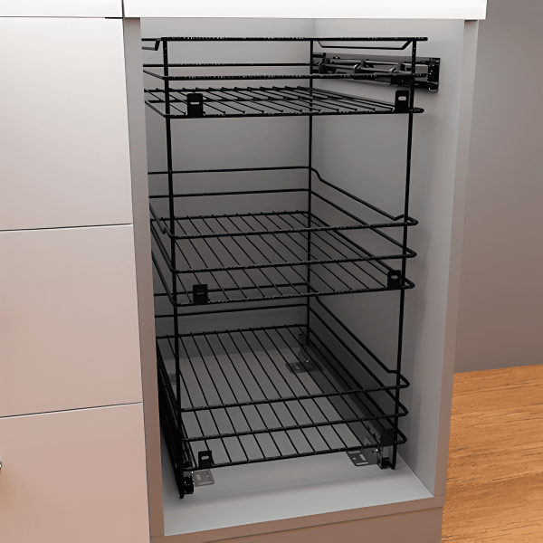 Despensa Mueble Bajo Mod. 40Cm 32 X 50 X 60Cm Negro F432425