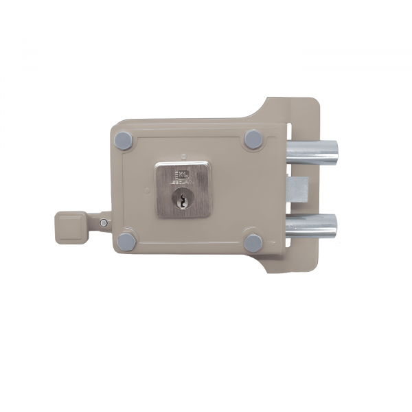 Cerradura de Sobreponer Dos Bulones - Kl 1070 Derecha - Llave Corriente