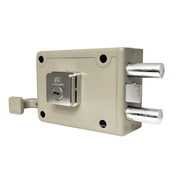 Cerradura de Sobreponer Dos Bulones - Kl 1070 Derecha - Llave Multipunto