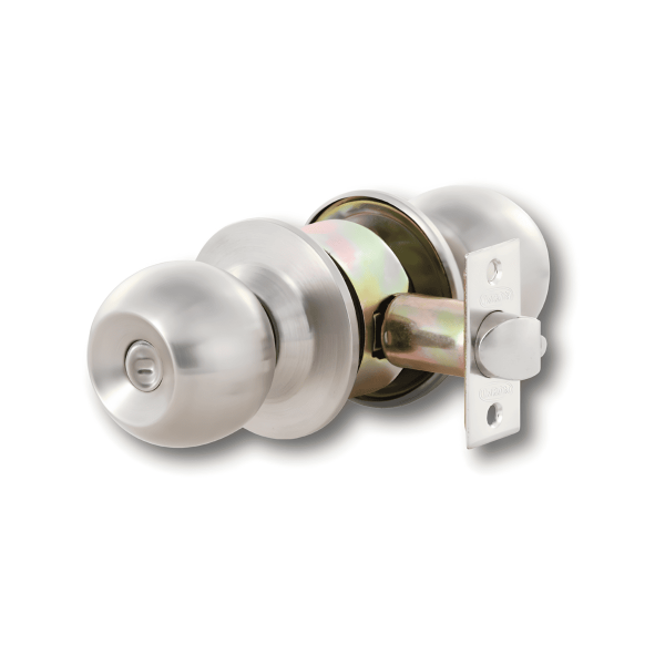 Cerradura Pomo Metal Cilindrico Baño Kl 501 B