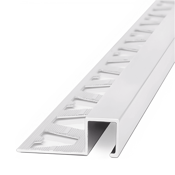 Perfil Pared Aluminio Guard. Quadra 12X10Mm X 2,5M Cromo Bri A1 Atrim 3461