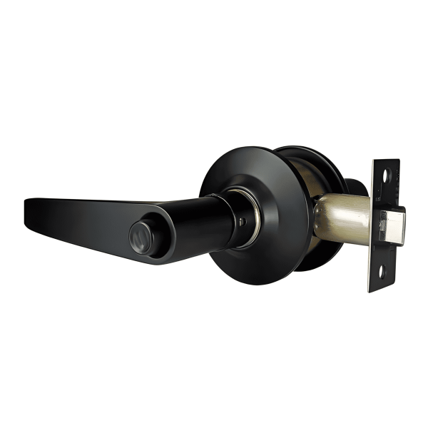 Cerr. Manija Cilindrica Baño Negro Mate Kl 903 B