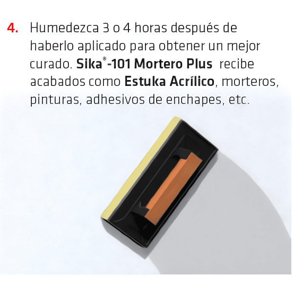 Sika-101 Mortero Plus Blanco Recubrimiento Impermeable Para Tanques Y Zonas Humedas 10Kg