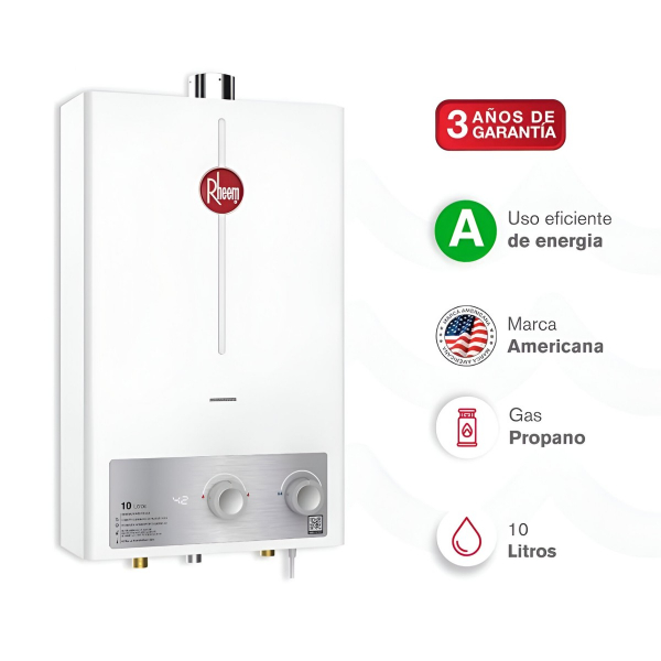 Rheem Calentador De Paso Tf Mecanico 12lt Glp 600074725