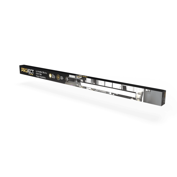 Lampara Led 40W 3 Colores de 1.2mts Blanca Aluminio Mercury Itl76