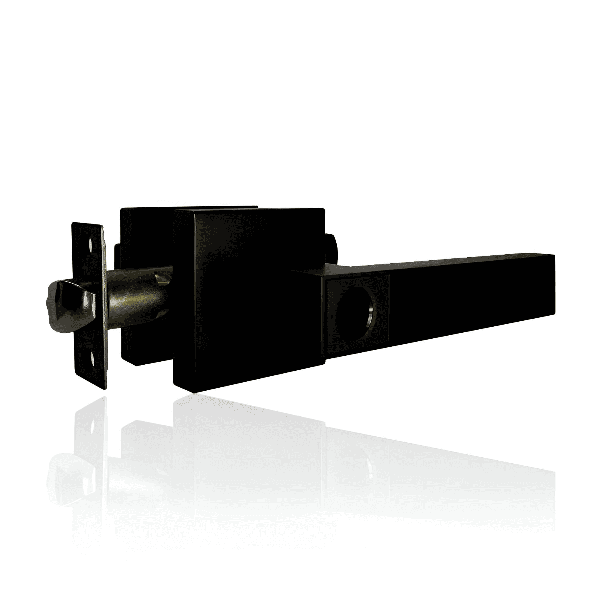 CERRADURA DIGITAL BIOMETRICA TIPO MANIJA PARA ENTRADA COLOR NEGRO MATE