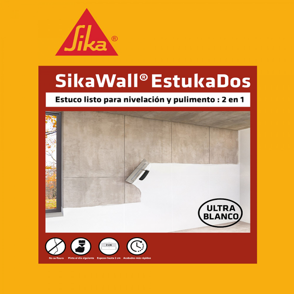 SEstukados x 25 kg  Estuco Blanco Para Muro Y Techo Interior