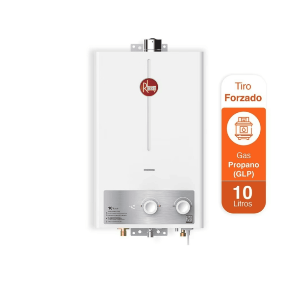 Calentador De Paso Tf Mecanico 12lt Glp 600074725 Rheem+Kit Calentador