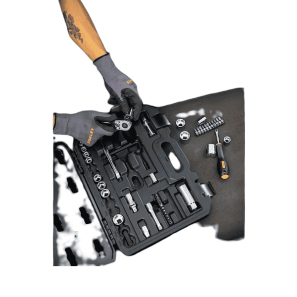 Juego de Herramientas Mecánicas Mando 3/8 45 Piezas Stanley STMT82829-LA