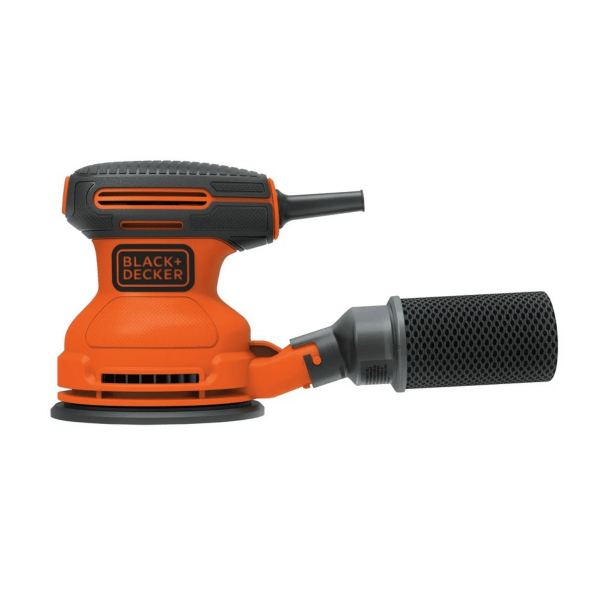 Lijadora Rotorbital 5 Pulgadas 200w 12000 Opm Black+Decker  BDERO100-B3