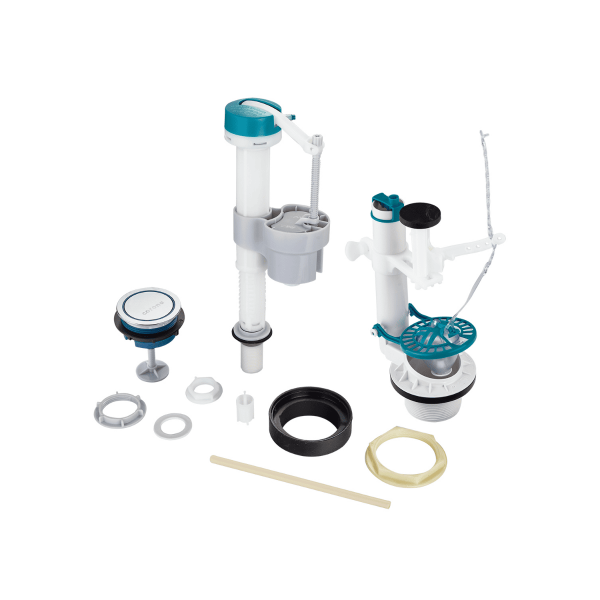 Griferia Tanque Universal Plus Con Boton Grival  818290001