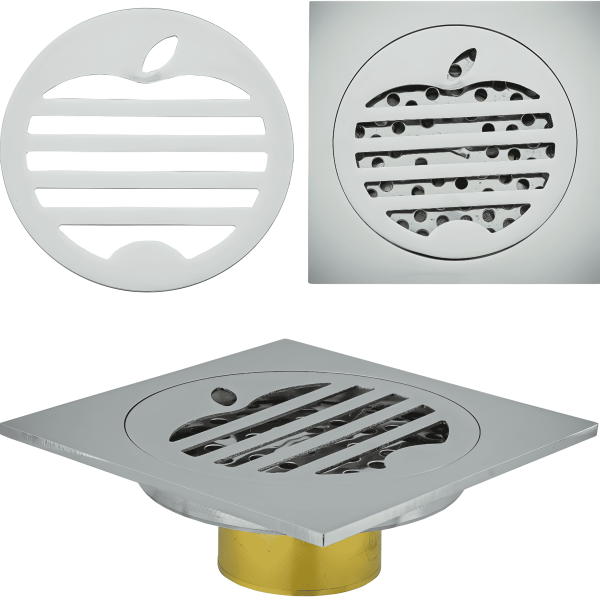 Rejilla Cuadrada 10X10  Manzana Bronce Bntirret BYJ-057C