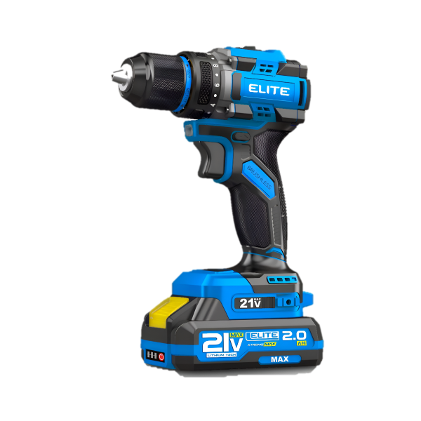 Taladro Percutor 13mm Inalambrico 21V Torque 60N/M MANDRIL 1/2 Con Dos Baterias XID2160K Elite