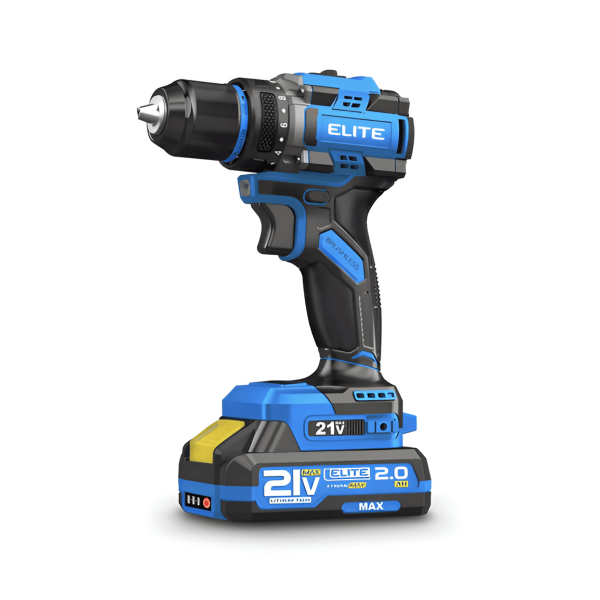 Taladro Percutor 13mm Inalambrico 21V Torque 60N/M MANDRIL 1/2 Con Dos Baterias XID2160K Elite