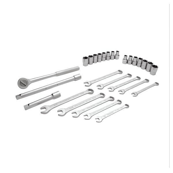 Juego de herramientas mecánicas de 29 piezas con mando de 1/2 pulgada STMT45510-LA Stanley