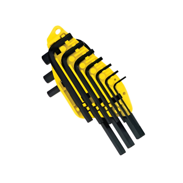 Juego de 10 llaves hexagonales cortas (pulgadas) Stanley 69-254