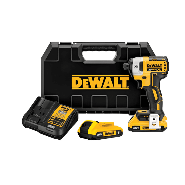 Kit de Atornillador de Impacto Inalámbrico de 1/4 (6.35mm) 20V MAX*