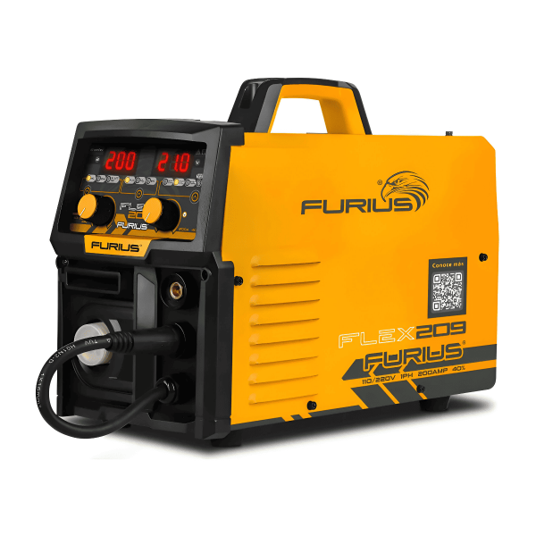 Soldador Flex 209 Furius Fw209 200Amp