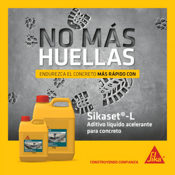 Sikaset L Aditivo Acelerante Fraguado Concreto 5Kg