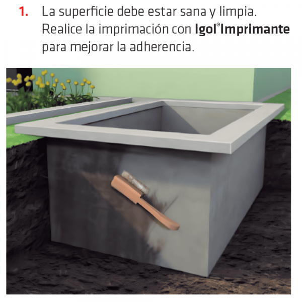 Sika Igol Denso Plus Impermeabiliza Estructuras De Concreto Bajo Tierra 3.5 Kg