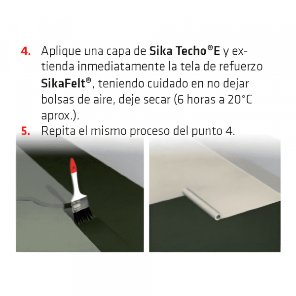 Sikatecho E Impermeabilizante Para Cubierta Y Terraza 3,5Kg