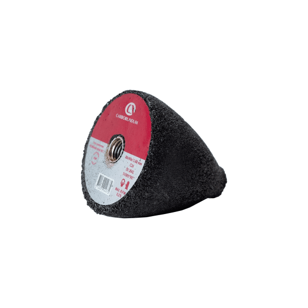 Cono 3X3X1/2X5/8 Grano 80 Carborundum